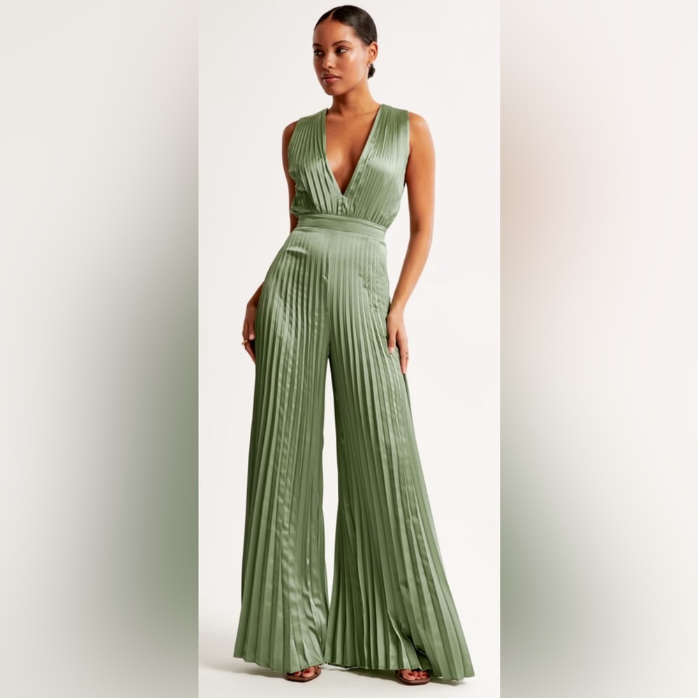 Abercrombie & Fitch Sage Wide Leg Jumpsuit
